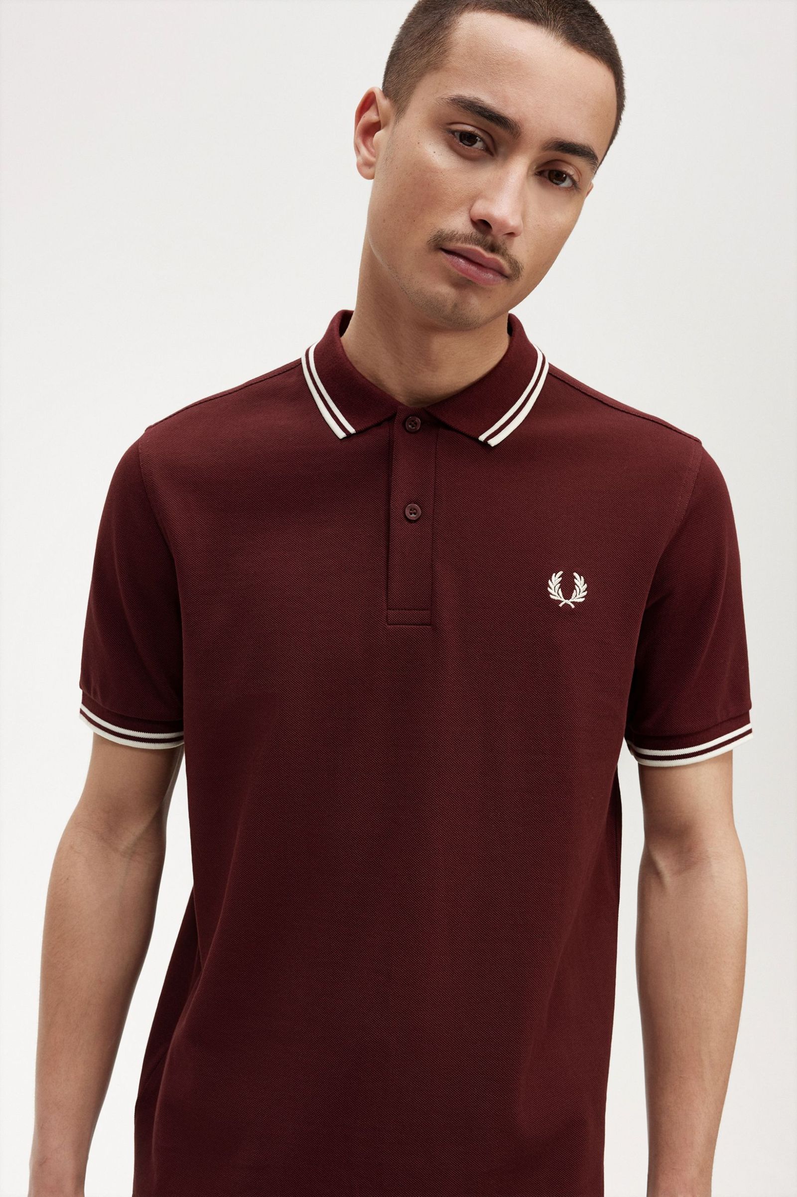 Maglione Girocollo Polo Fred Perry Uomo Manica Lunga Girocollo