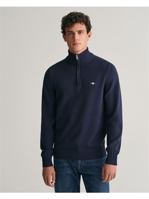 mezza zip lambswool Gant | 087213410
