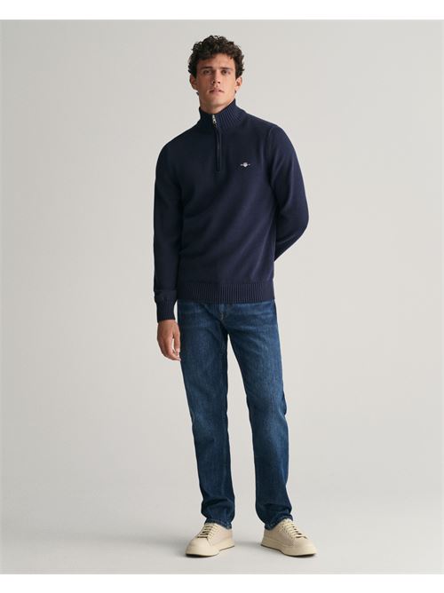 mezza zip lambswool Gant | 087213410