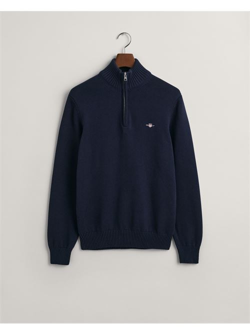 mezza zip lambswool Gant | 087213410